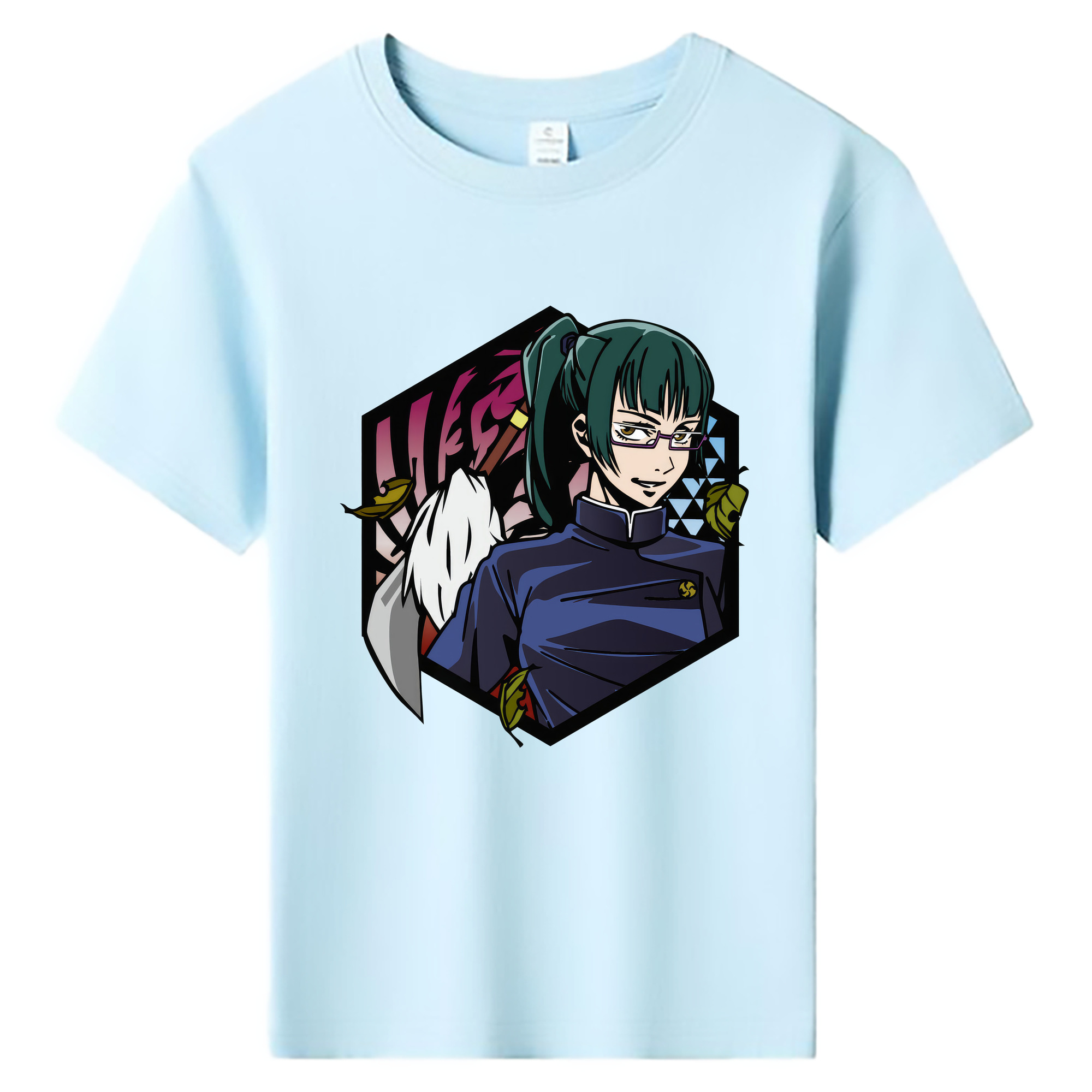 （画像用） 呪術廻戦 Jujutsu Kaisen 綿100％キッズTシャツ（フロントプリント）